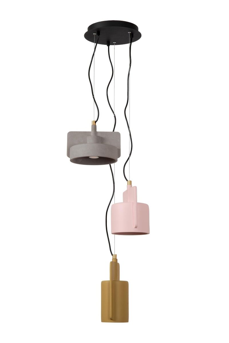 Lucide NINJA - Závesné svetlo - 3xE27 - Multicolor